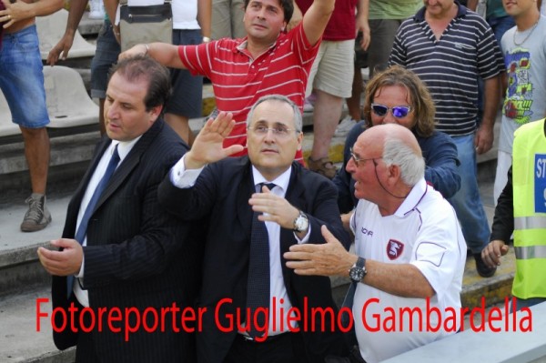 lotito saluta i tifosi